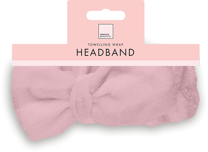Wholesale Toweling Bow Wrap Headband