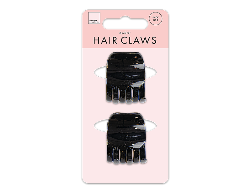 Wholesale Small Hair Claws 2pk