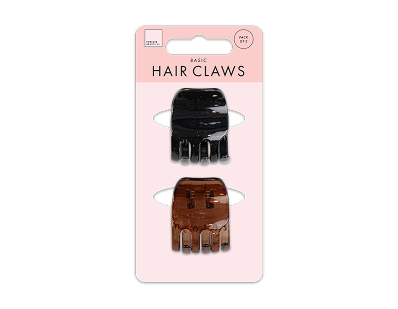 Wholesale Small Hair Claws 2pk