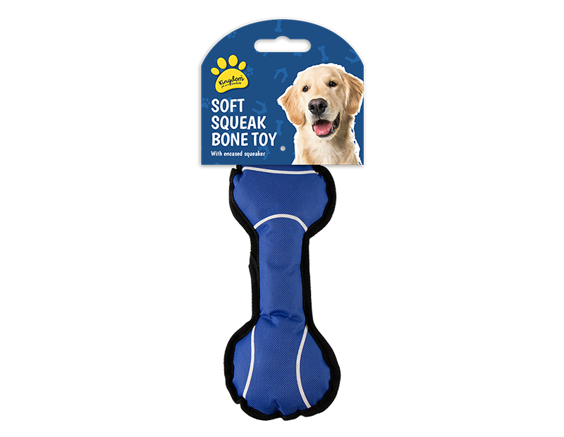 Polyester Squeaky Dog Bone Toy