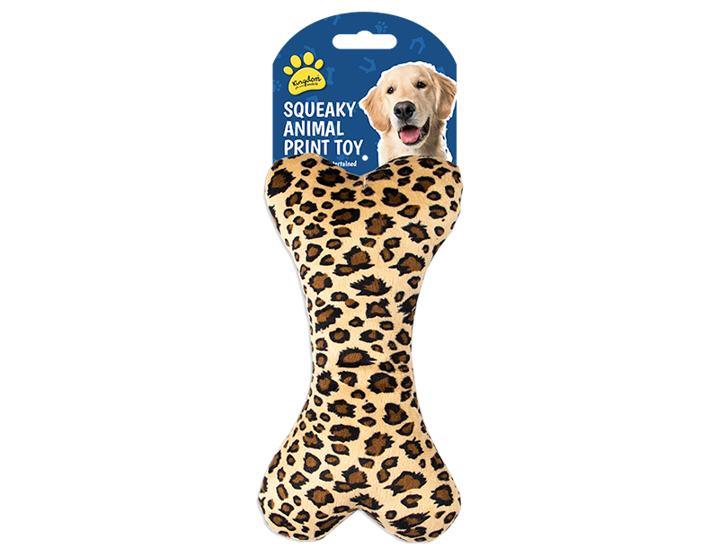 Wholesale Animal print squeaky dog toy | Gem imports Ltd.