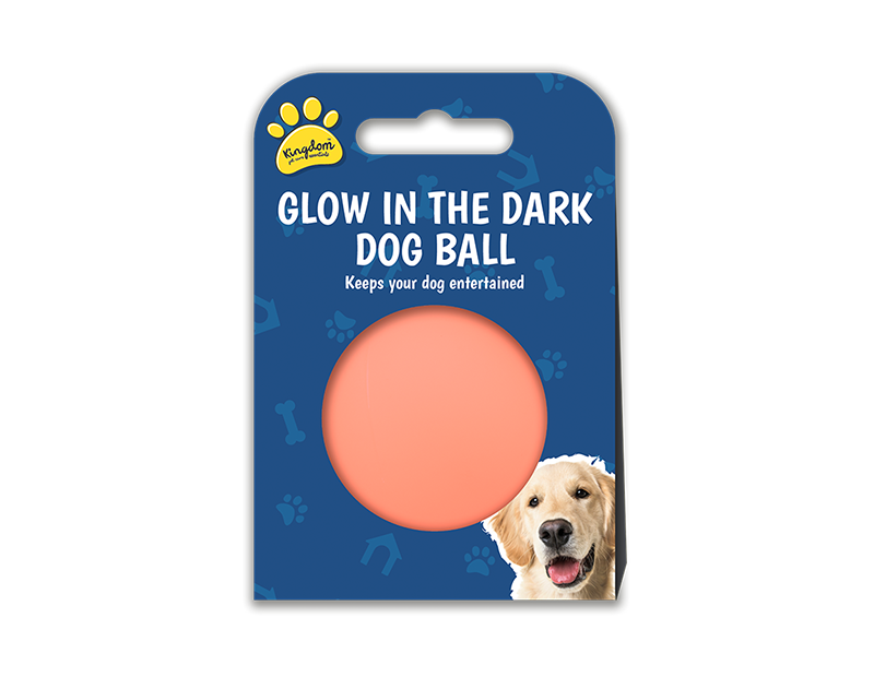 Wholesale glow in the dark dog ball