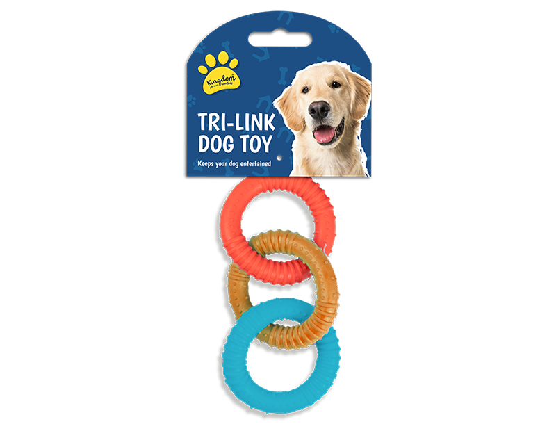 Wholesale rubber link dog toy