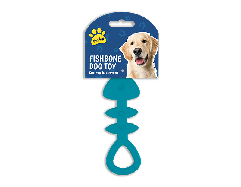 Fish Bone Dog Toy