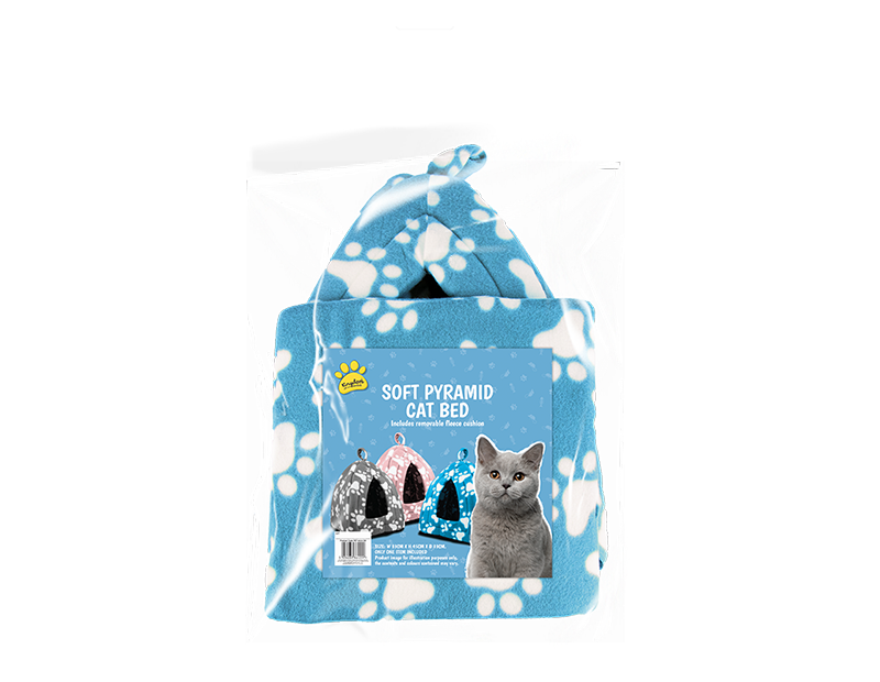 Soft Pyramid Cat Bed