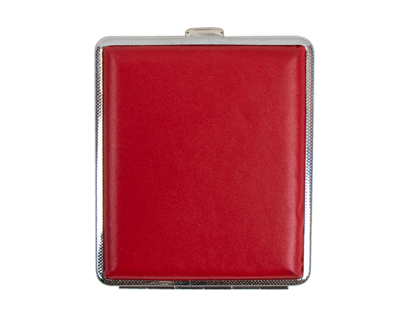 Faux Leather Cigarette Case With PDQ