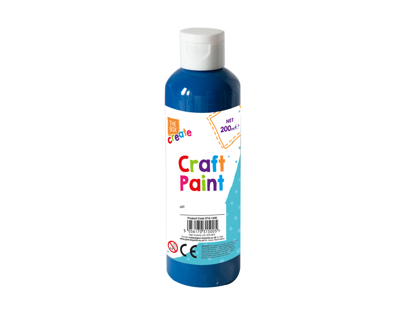 Craft Paint 200ml With PDQ