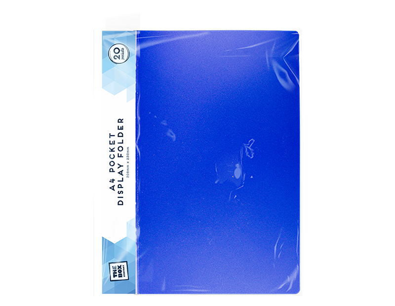 A4 Pocket Display Folder - 20 Pocket