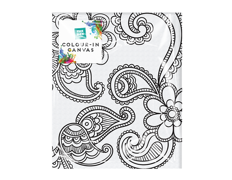 Wholesale Colour-in Canvases