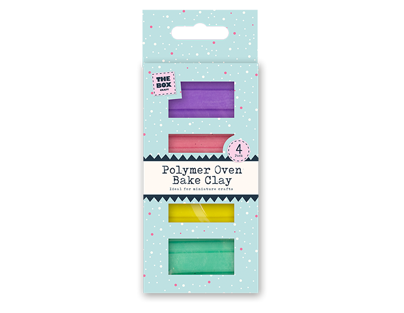Polymer Oven Bake Clay 4pk