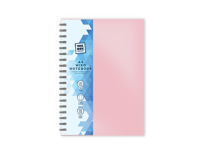 Wholesale A4 Wiro PP Cover Notebook