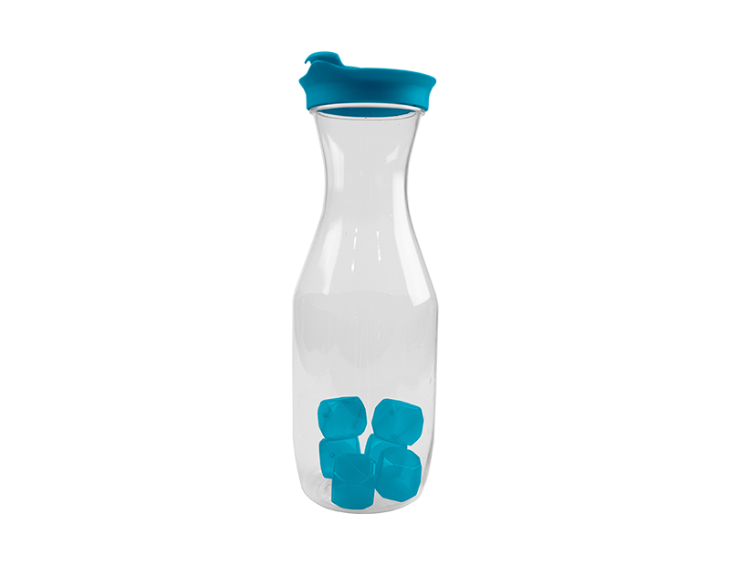 Wholesale 1L  Plastic Carafe with Ice cubes