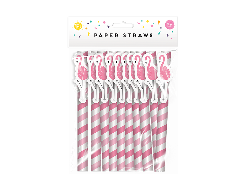 Summer Paper Straws 20pk