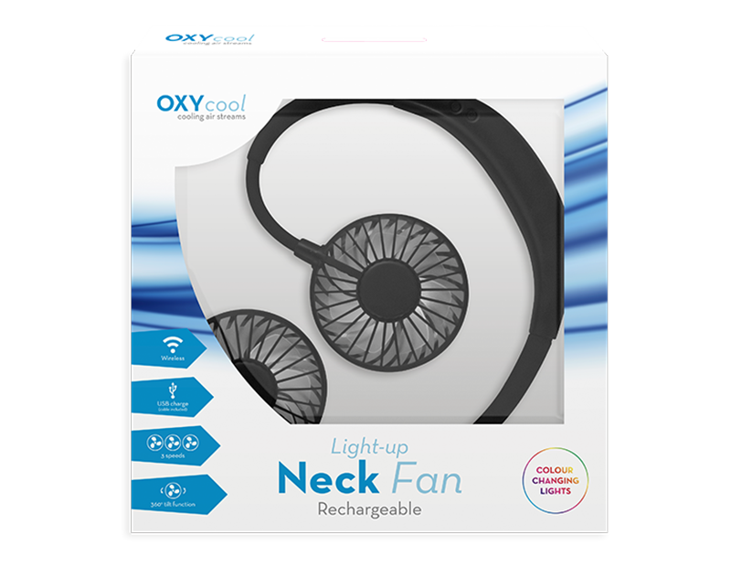 Wholesale Portable Neck Fan With Lights