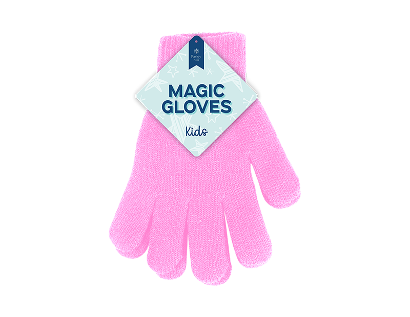 Kids Plain Magic Gloves