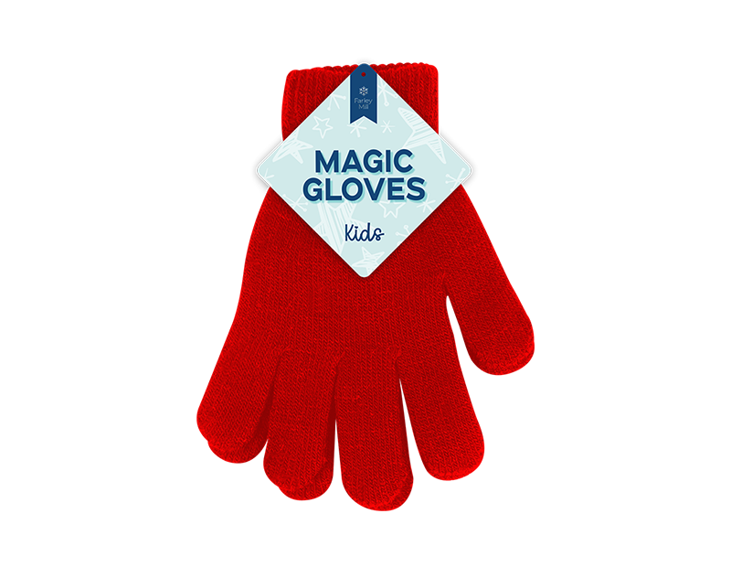 Kids Plain Magic Gloves