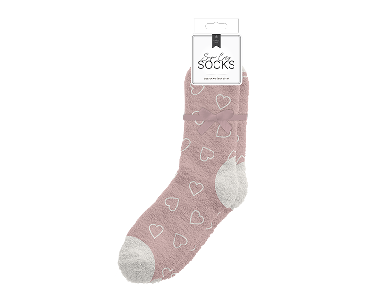 Wholesale Ladies Cozy Printed Socks