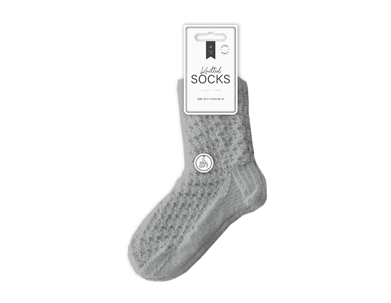 Wholesale Textured Supersoft Knitted Socks