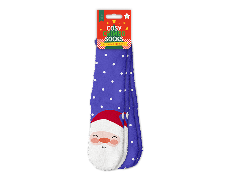 Wholesale Cosy Printed Socks with Grippers