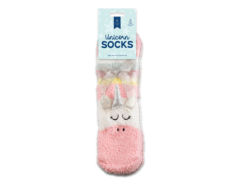 Wholesale Unicorn 3D Cosy Socks