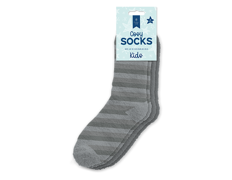 Wholesale Kids Cosy Socks 2pk