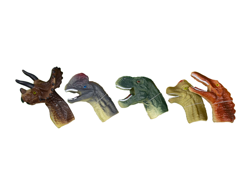 Wholesale Dinosaur finger puppets 5pk