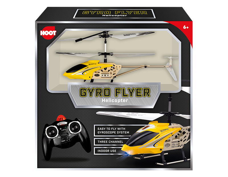 Gyro top flyer helicopter