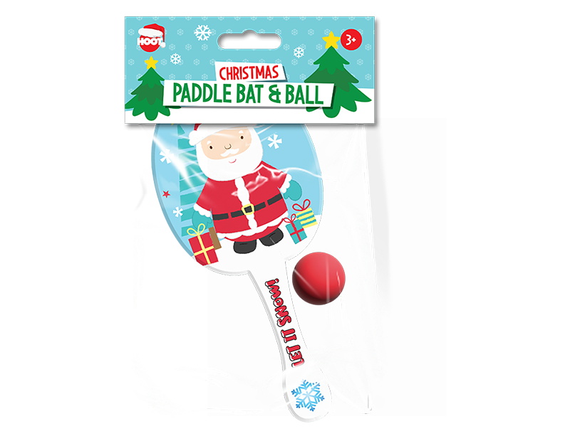 Wholesale Christmas Paddle Bat & Ball