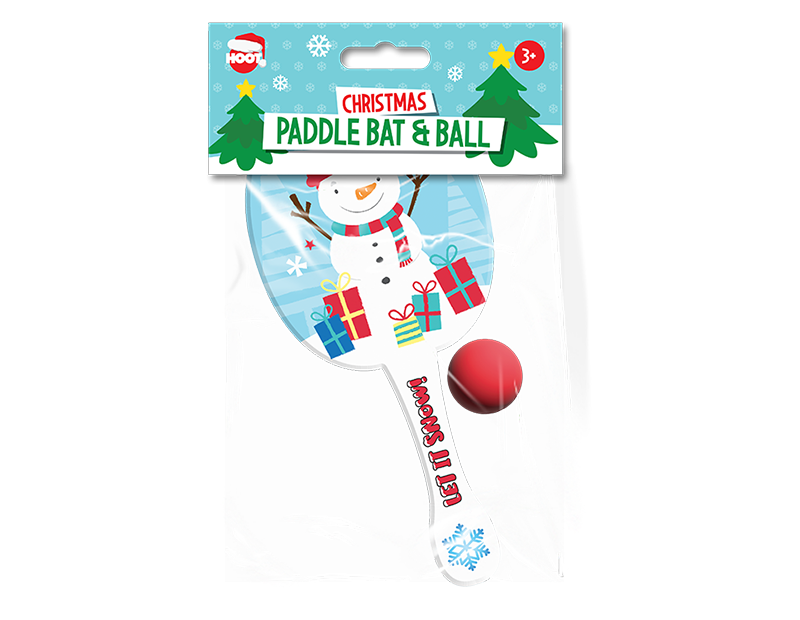 Wholesale Christmas Paddle Bat & Ball