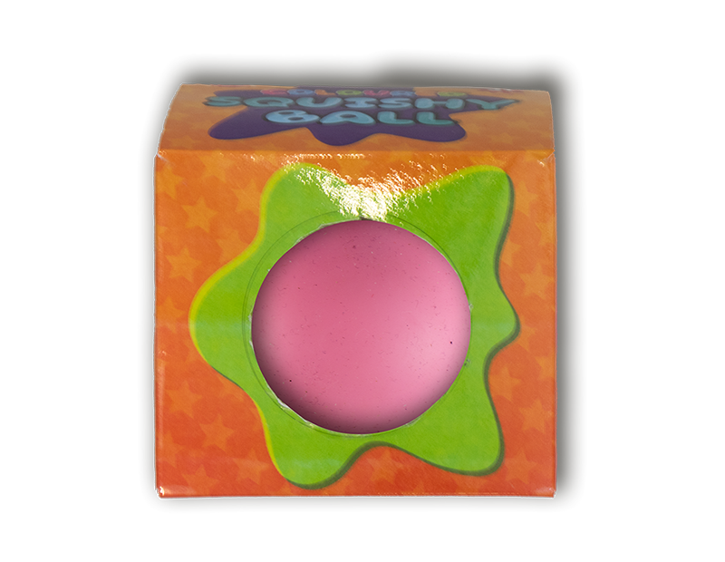Wholesale Coloured Squishy Ball PDQ