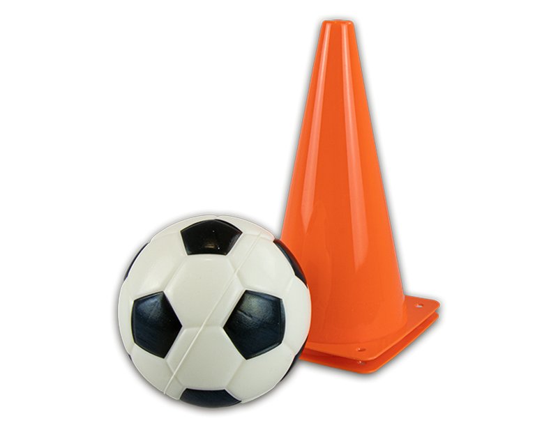 Football Cones and Ball