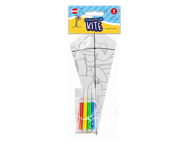 Colour Your Own Kite With Pens