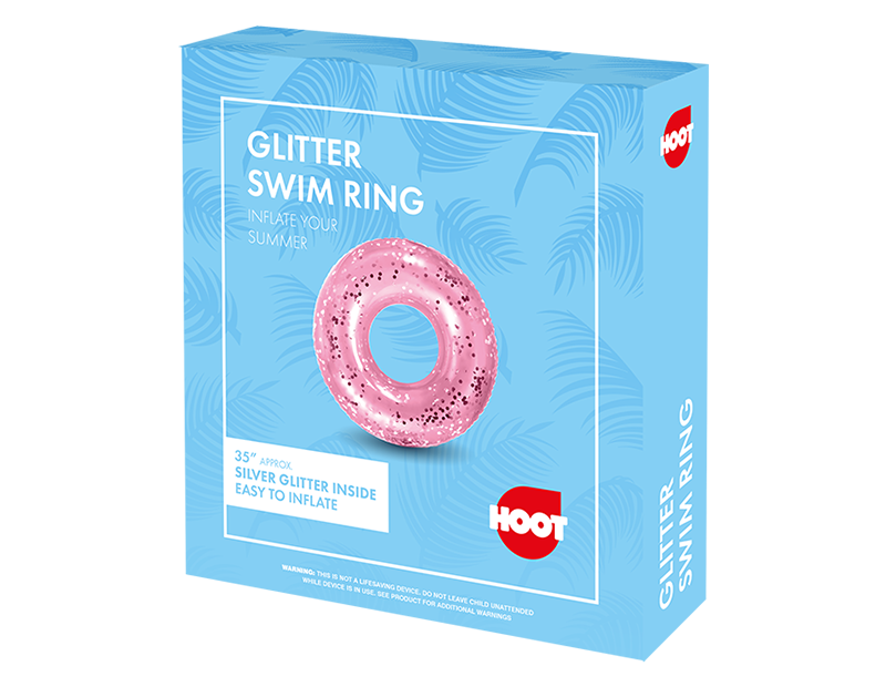 Wholesale Inflatable Glitter Swim Rings