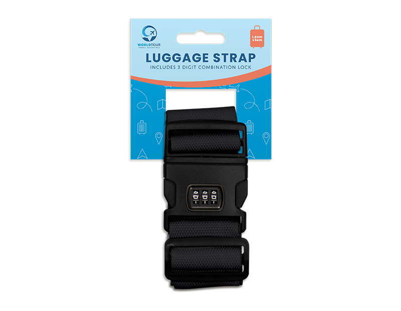 Wholesale Tri Combo Luggage Strap 1.8m