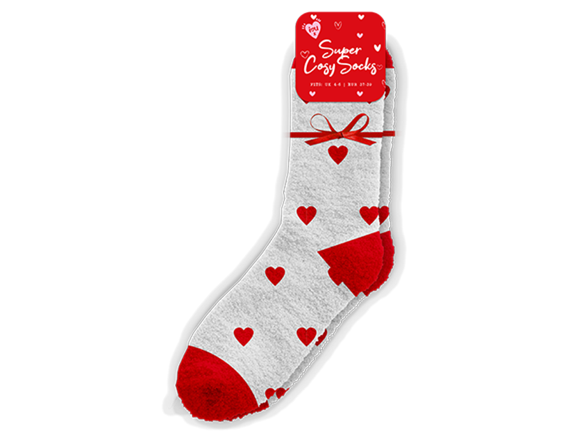 Wholesale Valentine's Ladies Cosy socks