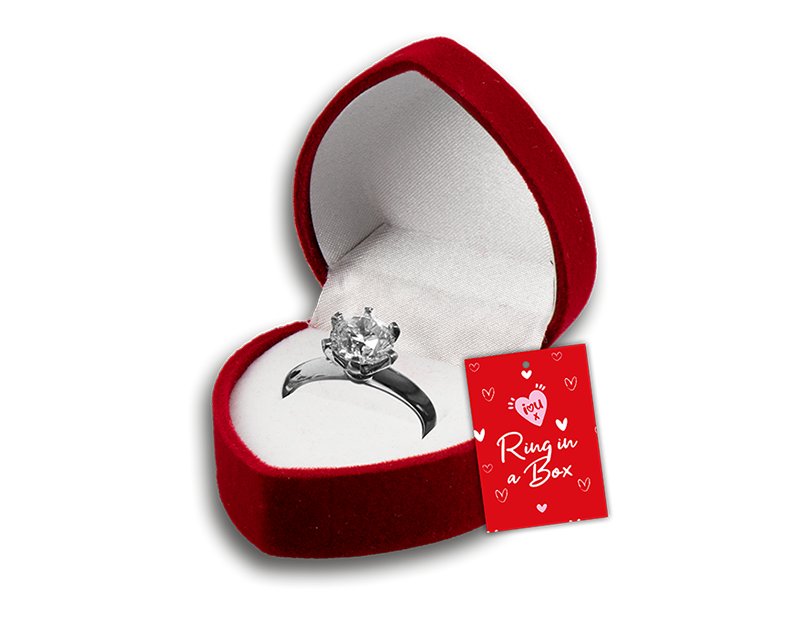 Wholesale Valentines Ring in Box PDQ