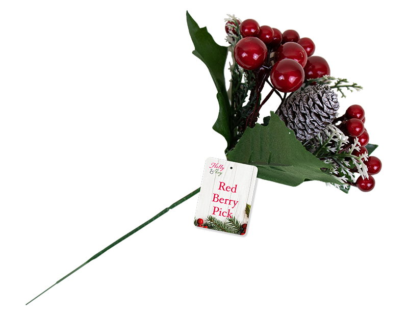 Wholesale Christmas Red Berry Pick