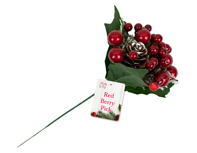 Wholesale Christmas Red Berry Pick