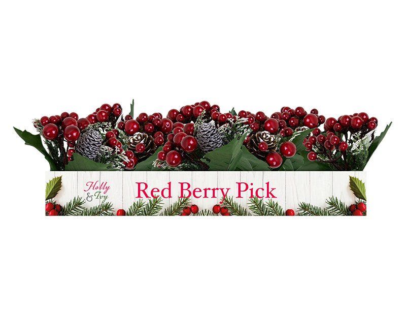 Christmas Red Berry Pick With PDQ