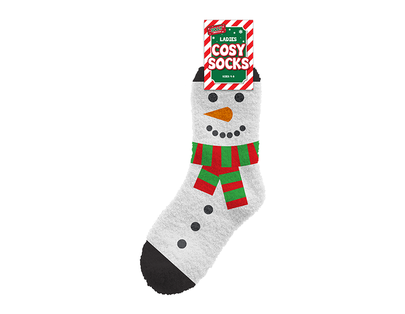 Ladies Novelty Christmas Socks 4-8