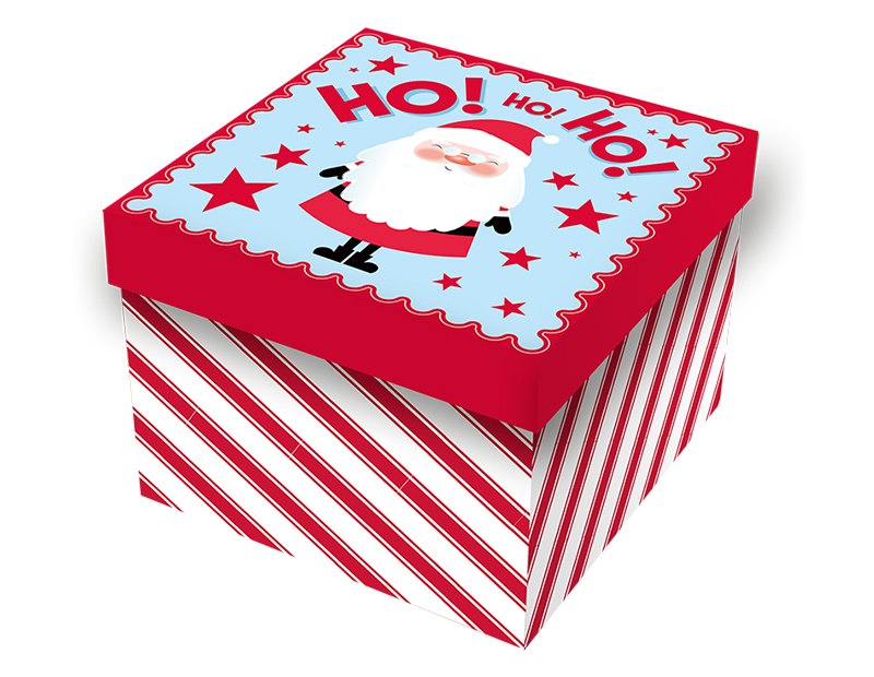 Wholesale Christmas Printed Square Gift Box | Bulk Buy Christmas Gift Boxes