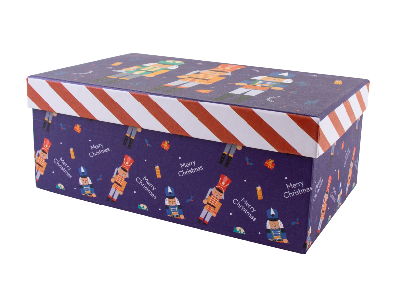 Christmas Rectangle Gift Box 22cm x 14cm