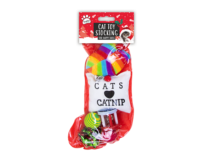 Wholesale Christmas Cat Toy Stockings