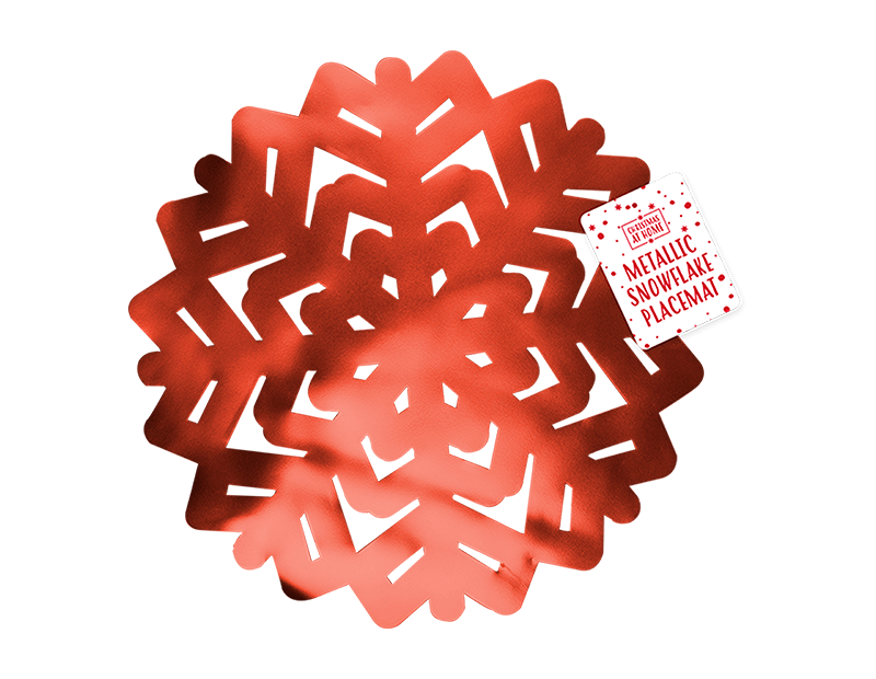 Wholesale Metallic Snowflake Christmas Placemats Bulk Buy Christmas