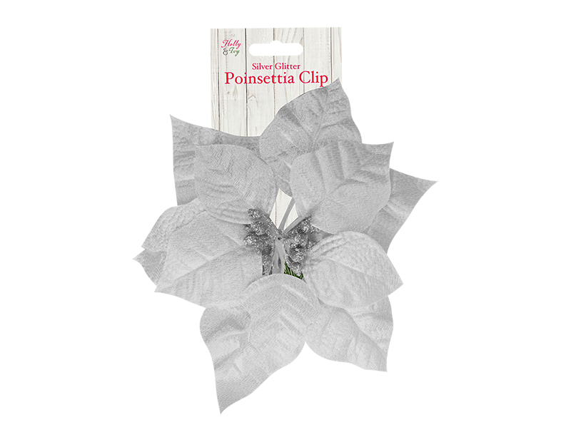 Wholesale Poinsettia Clip