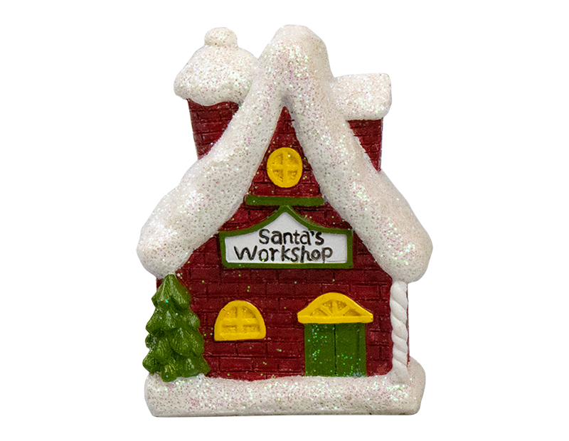 Wholesale Glittery House Ornaments Bulk Buy Christmas Ornaments