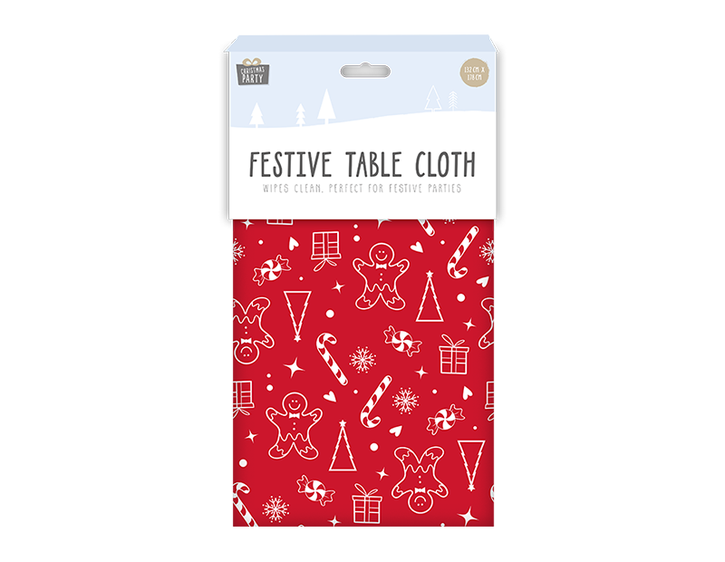 Wholesale Christmas Wipe-Clean Tablecloth