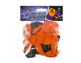 Halloween Balloons - 24 Pack