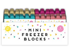 Summer Mini Freezer Blocks 8pk PDQ