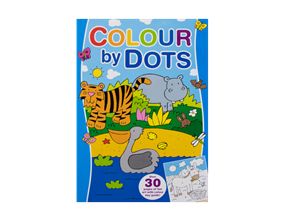 Colour By Dots Colouring Book